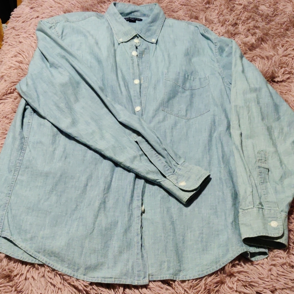 Chambray Button Up Shirt